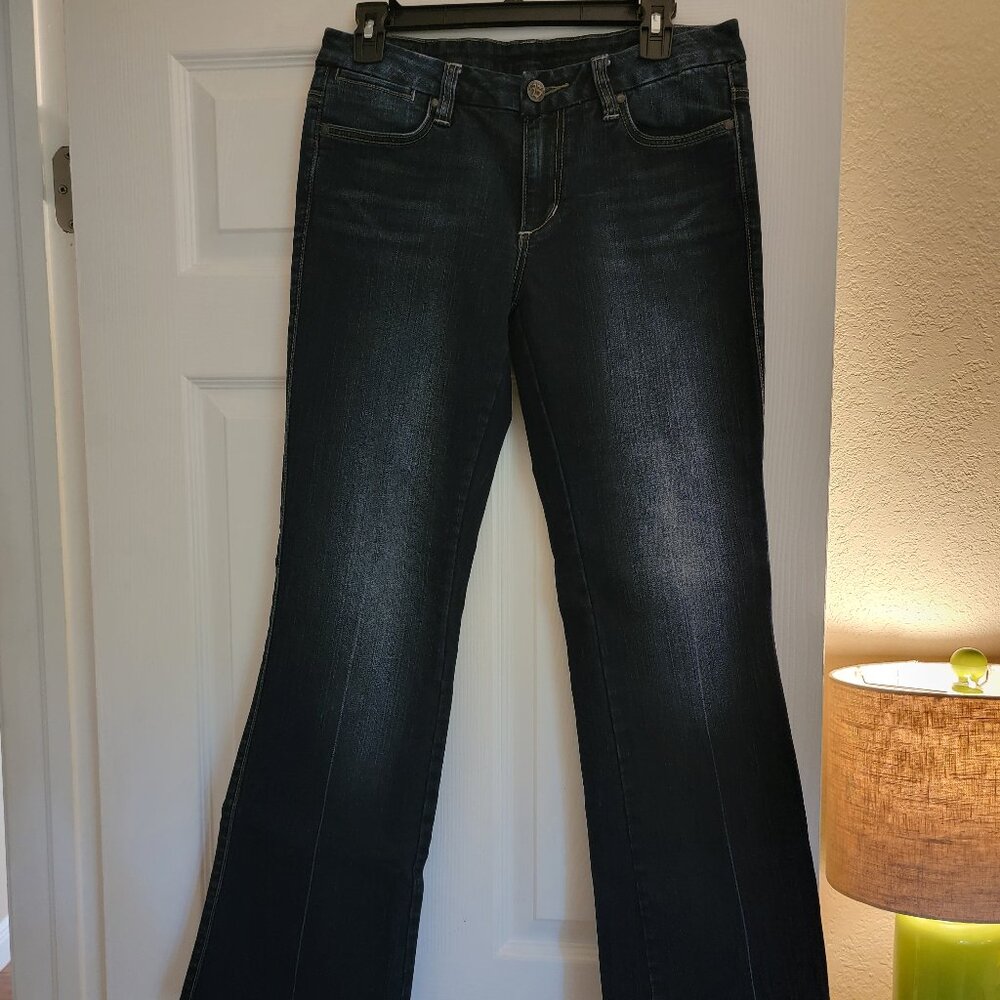 Buffalo David Bitton Becca Regular Rise Stretch Flare Jeans Size 29 EXC